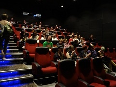 映画上映会場の様子