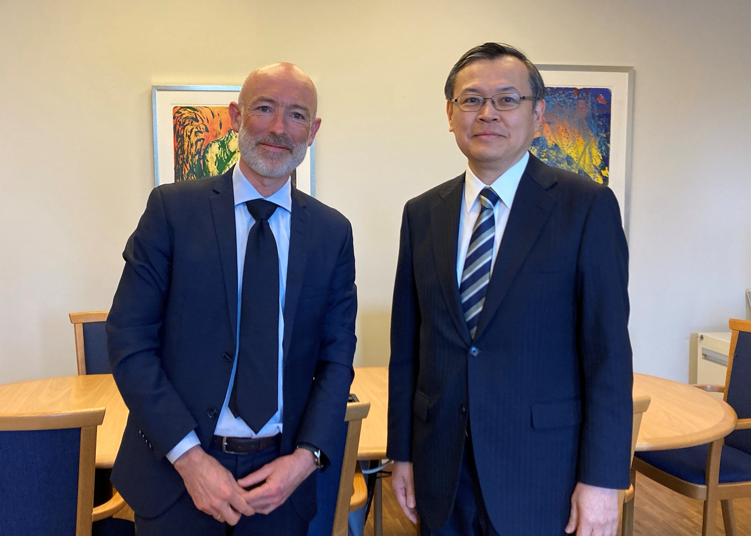 State Sceretary Hornburg and Ambassador Sugiyama