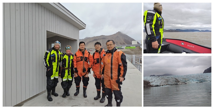 Representanter fra NPI, forskere fra Japan og ambassadør Sugiyama