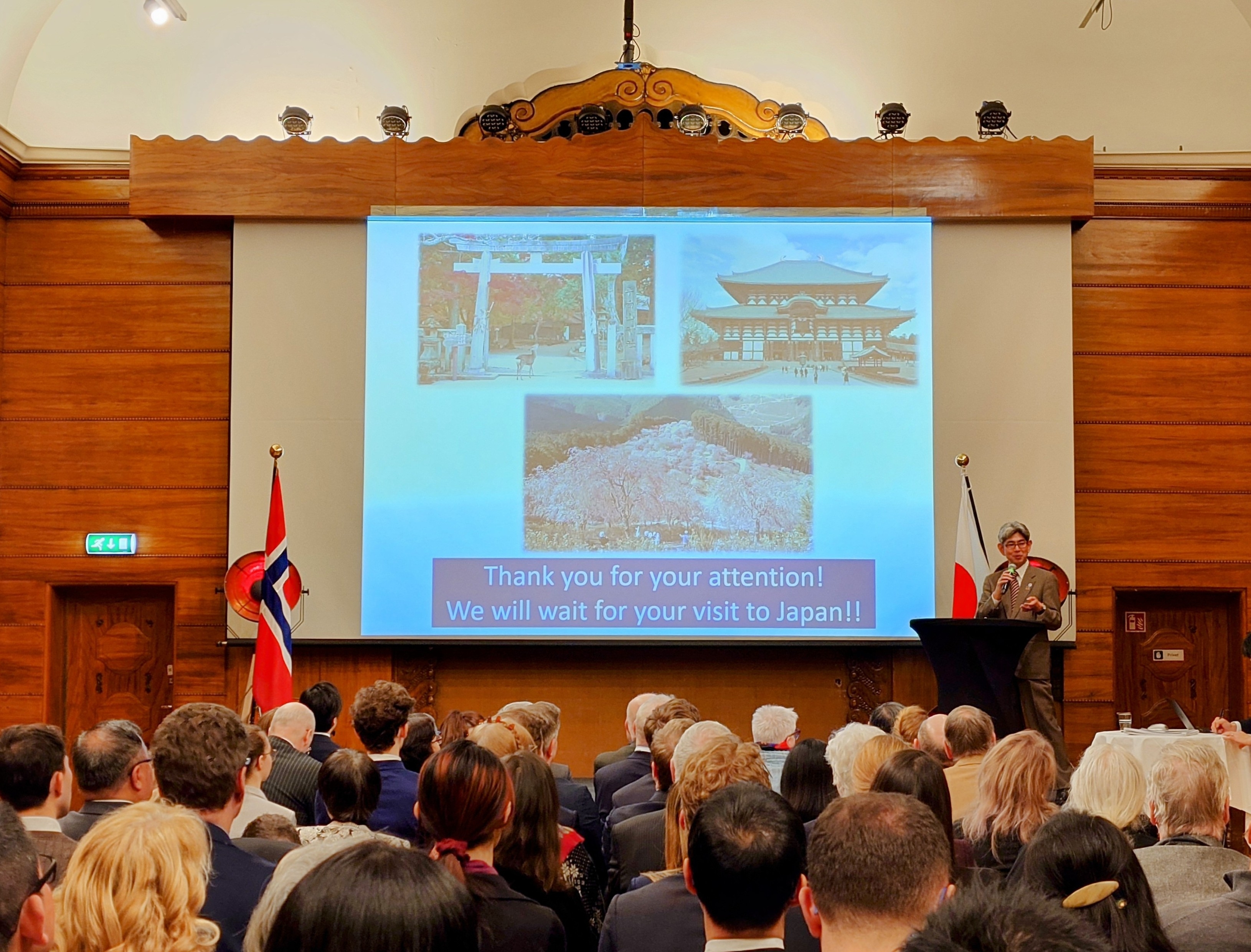 Keynote presentation on sustainable tourism, Mr. ISHIZAKI Katsuhisa