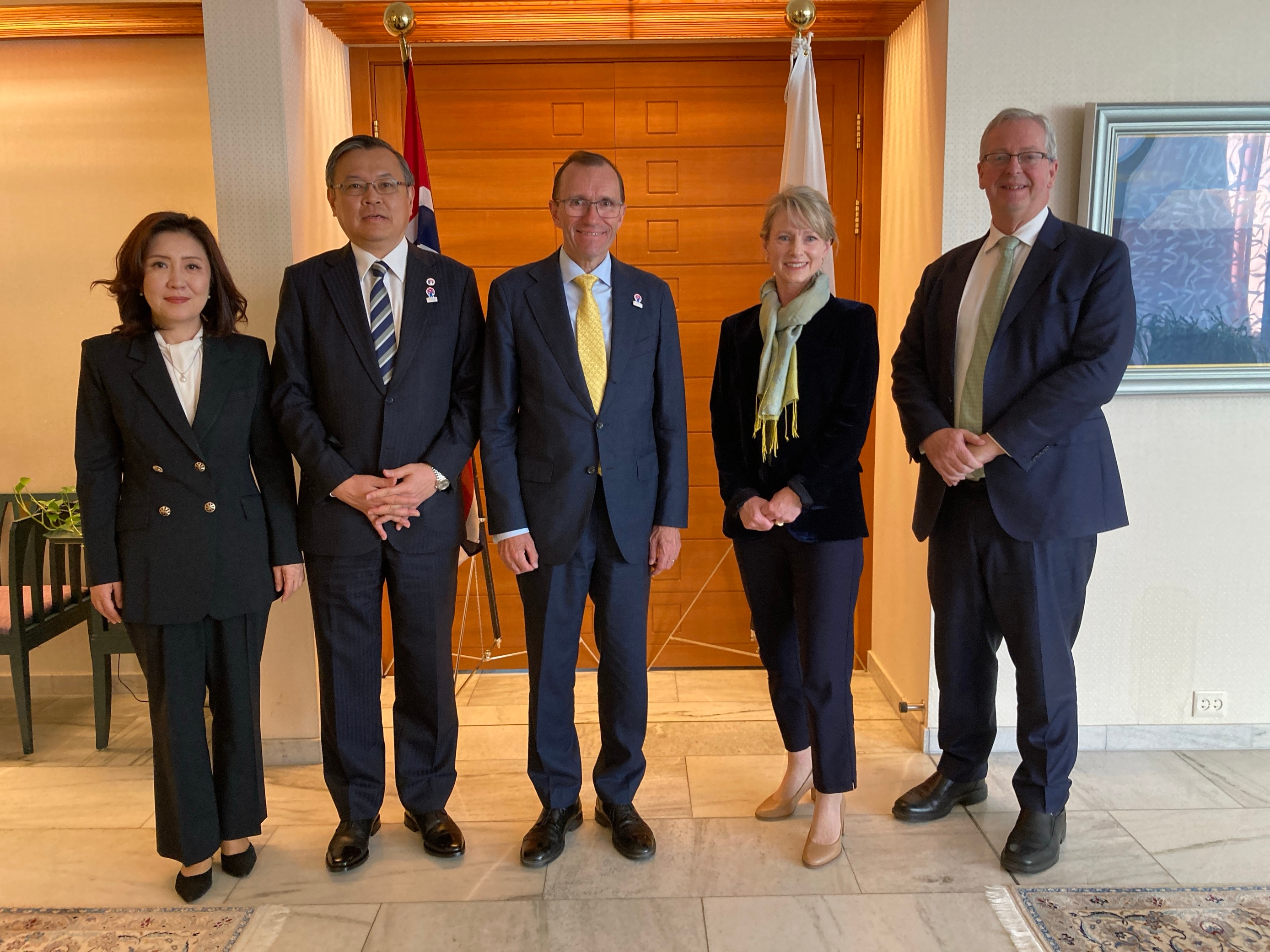 Foreign Minister Eide and Ambassadors