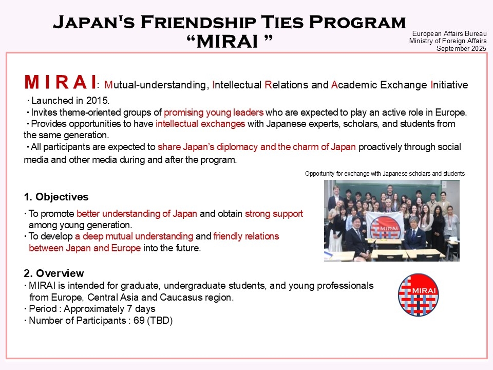 MIRAI presentation 1